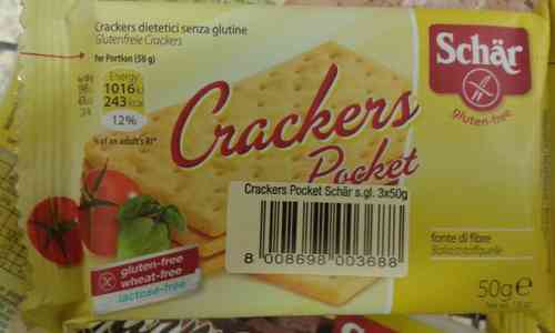 Crackers Pocket gluten free 3x50g