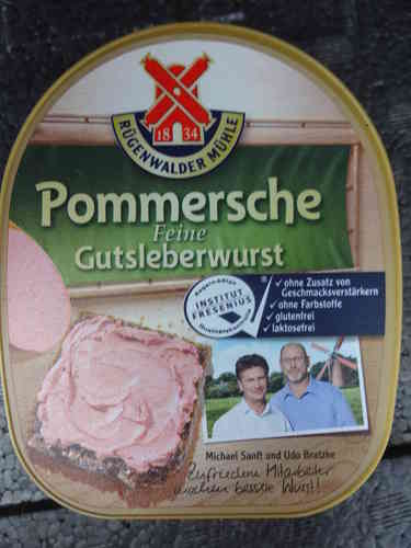 wurst Rügenw. pommersche Leberwurst fein 125g