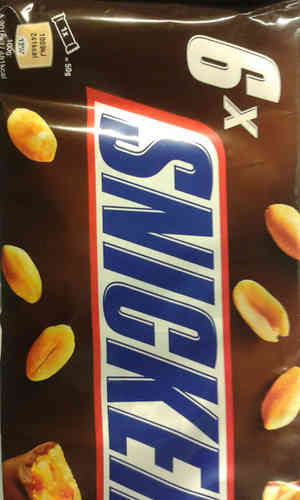 Riegelware Snickers 6er